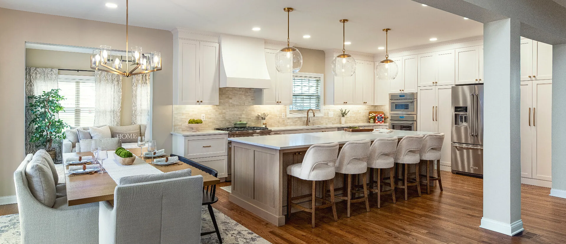 Custom remodeled luxury kitchen by Gentry Custom Remodeling
